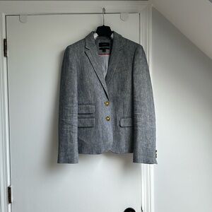 LAST CALL - J.Crew Dalton Blazer - Navy Herringbone